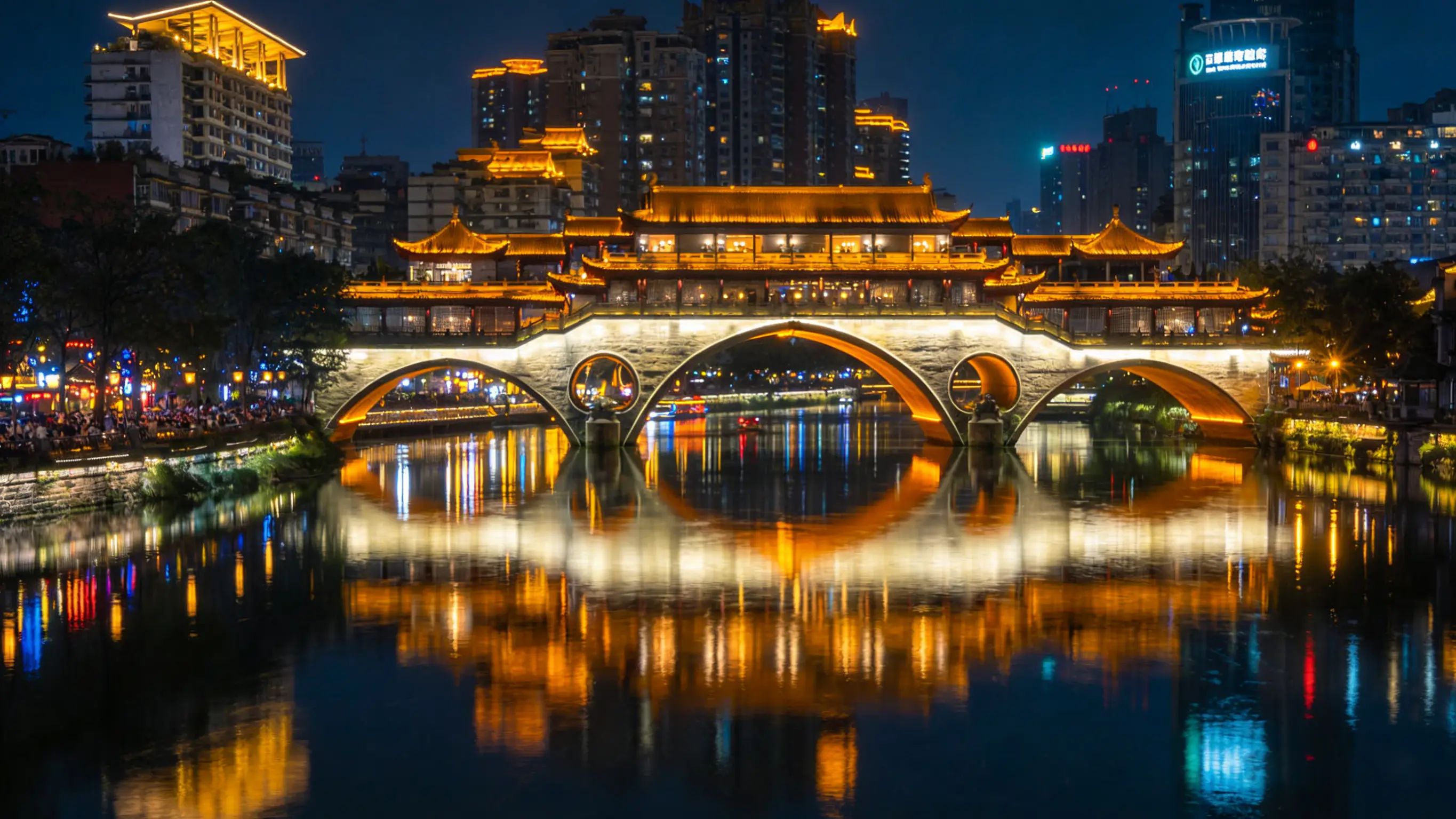 成都夜景美食游